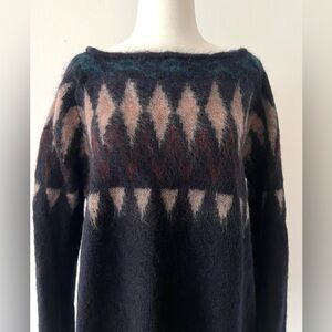 Roberto Collina made in Italy 🇮🇹 drop shoulder super kid mohair sweater